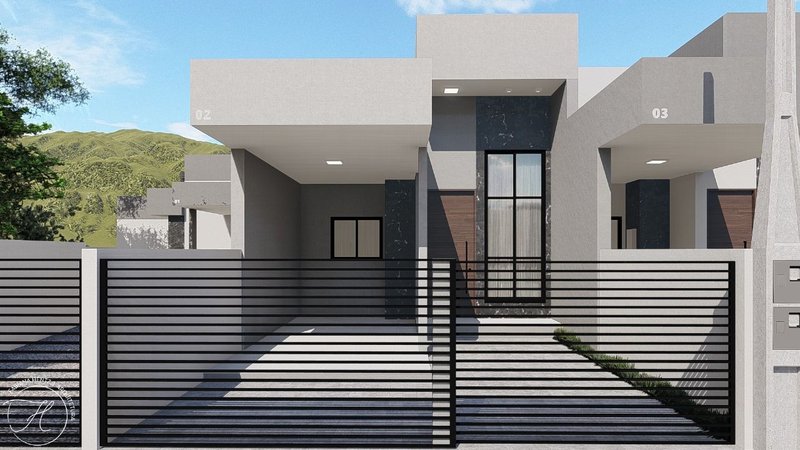 CASA COM 1 SUÍTE MAIS 2 DORMITÓRIOS NO RIO BRANCO - Brusque - 