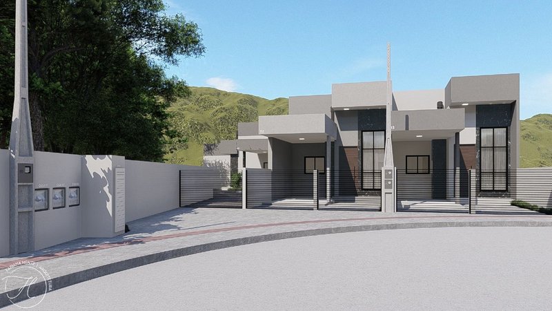 CASA COM 1 SUÍTE MAIS 2 DORMITÓRIOS NO RIO BRANCO - Brusque - 