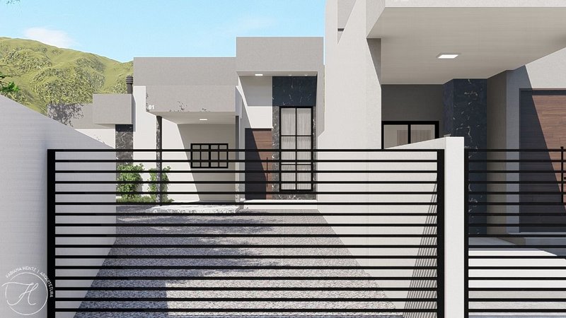CASA COM 1 SUÍTE MAIS 2 DORMITÓRIOS NO RIO BRANCO - Brusque - 