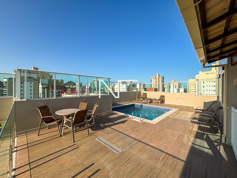 Lindo apartamento de 2 quartos com suíte e localização privilegiada na Praia da Costa Rua Romero Lofego Botelho Vila Velha - 