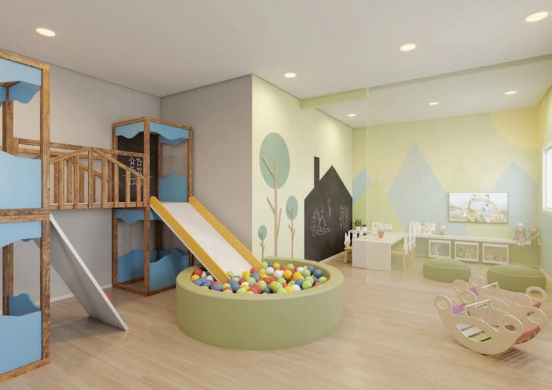 Apartamento Neo Bosque Maia 70.47m² 3D Antonieta Guarulhos - Brinquedoteca