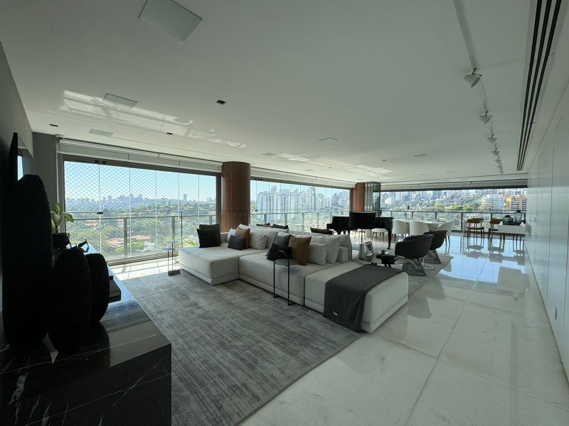 Apartamento de Luxo com Vista Eterna Avenida Professor Frederico Herman Júnior  São Paulo - 
