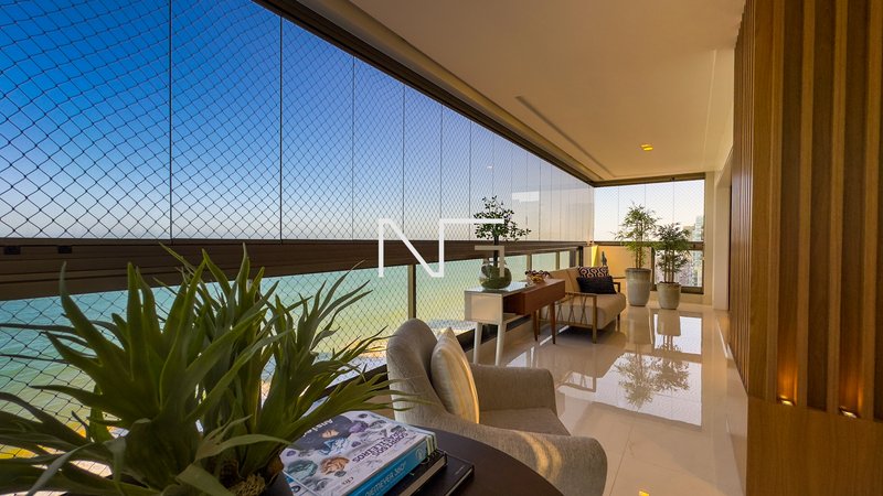 3 suítes frente ao mar: Viva a experiência de um apartamento com vista deslumbrante Avenida Estudante José Júlio de Souza Vila Velha - 