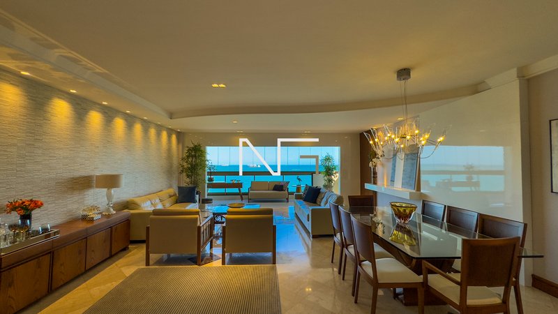 3 suítes frente ao mar: Viva a experiência de um apartamento com vista deslumbrante Avenida Estudante José Júlio de Souza Vila Velha - 