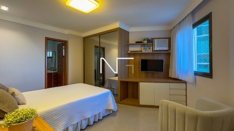 3 suítes frente ao mar: Viva a experiência de um apartamento com vista deslumbrante Avenida Estudante José Júlio de Souza Vila Velha - 