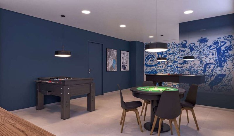 Apartamento Vibra Estação Adolfo Pinheiros - Breve Lançamento 2 dormitórios 37m² Adolfo Pinheiro São Paulo - Sala de jogos
