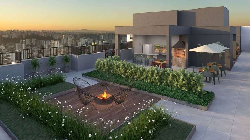 Apartamento Vibra Estação Adolfo Pinheiros - Breve Lançamento 2 dormitórios 37m² Adolfo Pinheiro São Paulo - Fire place