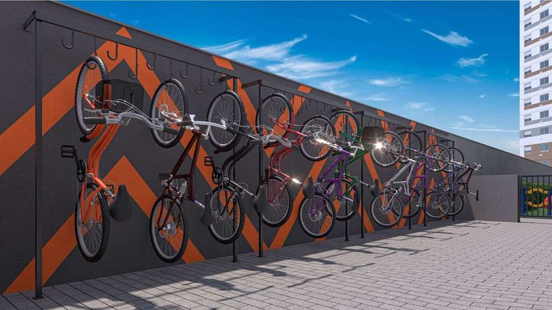 Apartamento Vibra Estação Adolfo Pinheiros - Breve Lançamento 2 dormitórios 37m² Adolfo Pinheiro São Paulo - Bicicletario