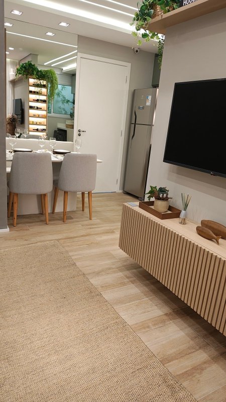 Apartamento Vibra Jardim Marajoara 2 dormitórios 38m² Dom Aguirre São Paulo - Living