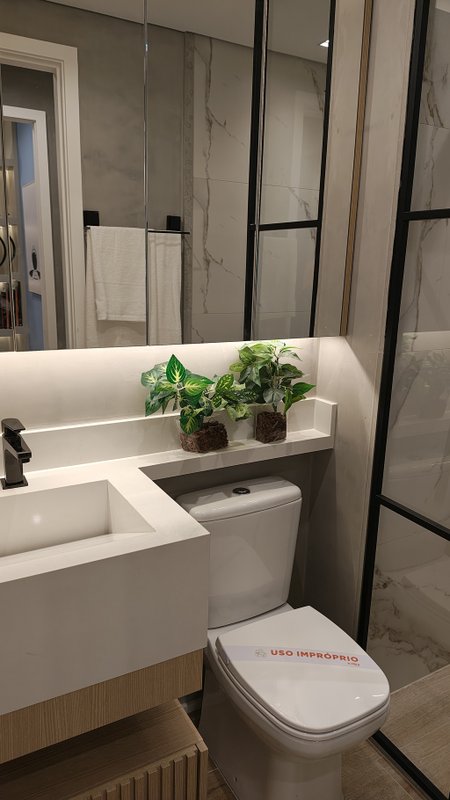 Apartamento Vibra Jardim Marajoara 2 dormitórios 38m² Dom Aguirre São Paulo - Banheiro