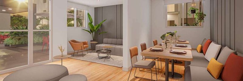 Apartamento Vibra Jardim Marajoara 2 dormitórios 38m² Dom Aguirre São Paulo - Espaço gourmet