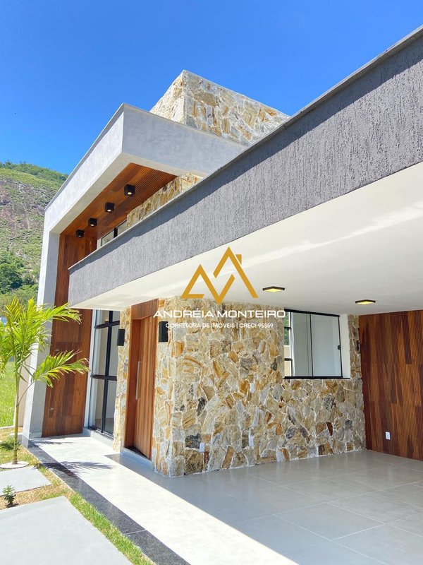 Casa no Alphaville 2, com 3 dormitórios à venda, 172 m² - Maricá/RJ - por R$1.090.000,00 Rodovia Amaral Peixoto KM 15,5 Maricá - 