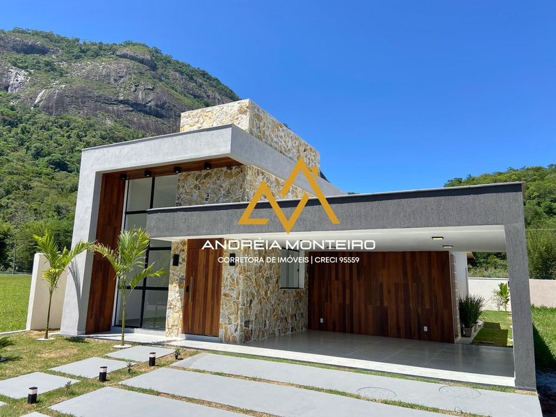 Casa no Alphaville 2, com 3 dormitórios à venda, 172 m² - Maricá/RJ - por R$1.090.000,00 Rodovia Amaral Peixoto KM 15,5 Maricá - 