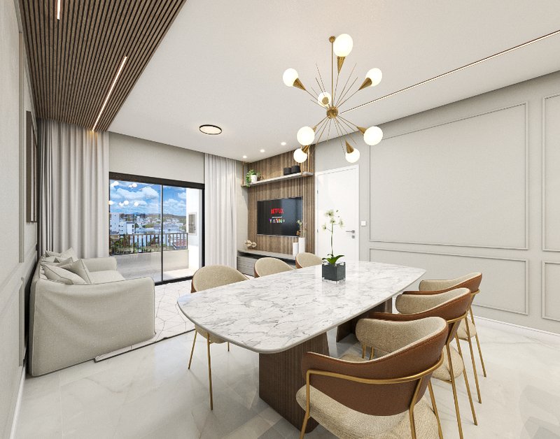 APARTAMENTO COM 1 SUÍTE MAIS 1 DORMITÓRIOS  EM BALNEARIO PIÇARRAS - Balneário Piçarras - 