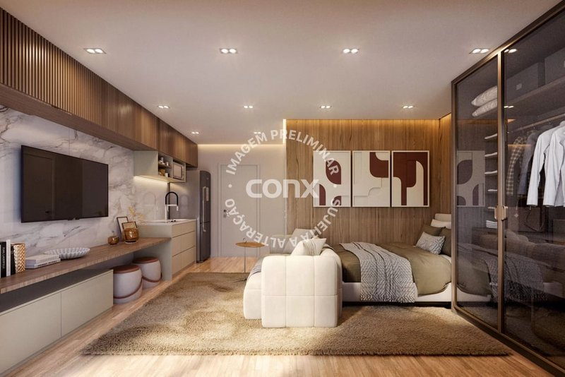 Studio Unique Fit Vila Mariana - Residencial 1 dormitório 29m² Capitão Cavalcanti São Paulo - Living