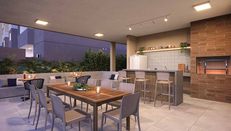 Apartamento Novvo Marajoara - Fase 1 - Breve Lançamento 1 suíte 25m² Engenheiro Alberto de Zagottis São Paulo - Churrasqueira