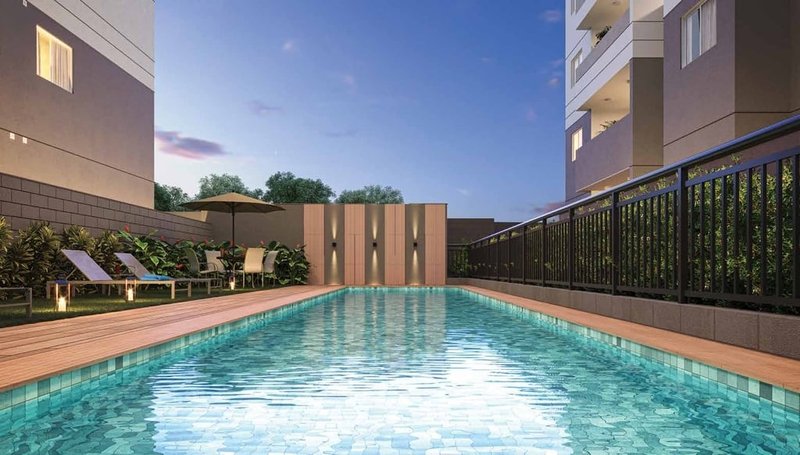 Garden Novvo Marajoara - Fase 1 34.25m² 1D Engenheiro Alberto de Zagottis São Paulo - Piscina