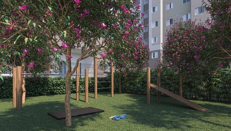 Apartamento Novvo Marajoara - Fase 1 34.83m² 2D Engenheiro Alberto de Zagottis São Paulo - Fitness externo