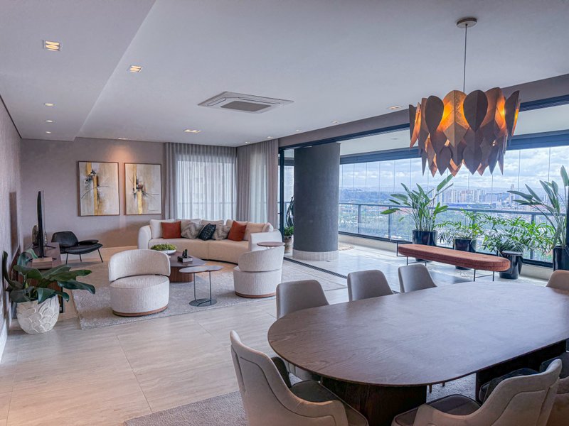 Canvas Alphaville - Apartamento à venda com 344 m² | 4 suítes Avenida Cauaxi Barueri - 