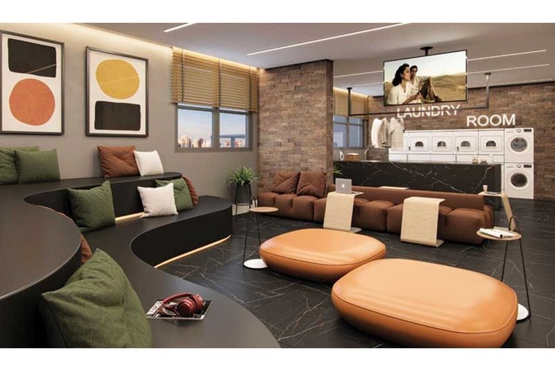 Studio a venda - Santo Amaro - 1 dormitório 25m² do Estilo Barroco São Paulo - 