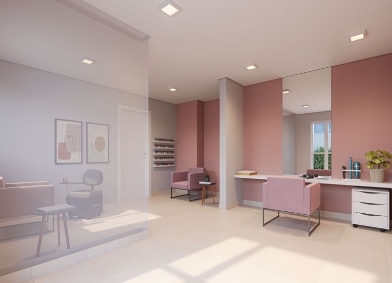 Apartamento Meu Plano&Parque do Carmo Jacarandá 31.71m² 2D Itália Giusti São Paulo - Espaço beauty