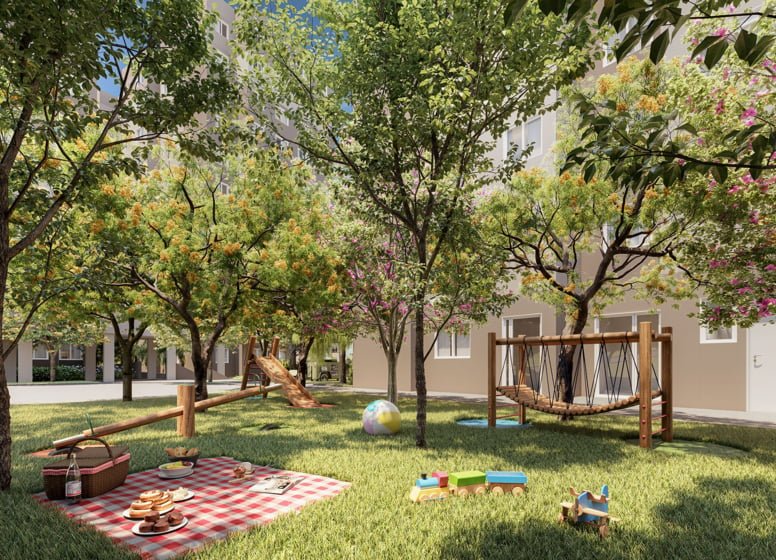 Apartamento Meu Plano&Parque do Carmo Jacarandá 31.71m² 2D Itália Giusti São Paulo - Playground