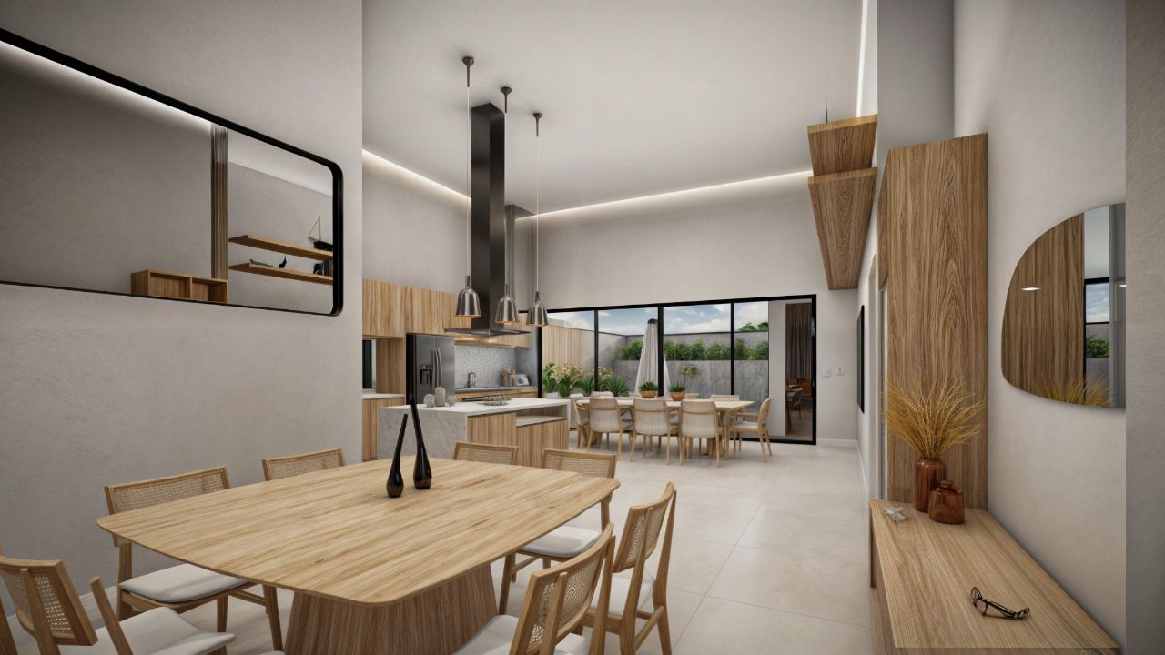 Casa com 4 dormit&oacute;rios &agrave; venda, 255 m&sup2; - Alphaville Nova Esplanada IV - Votorantim - SP Alameda Nova Zelândia Votorantim - 