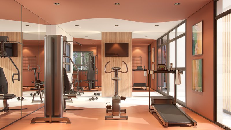 Apartamento HM Smart Barra Funda 35.84m² 2D Professor Walter Lerner São Paulo - Fitness