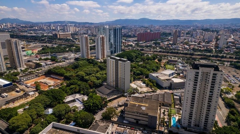 Apartamento HM Smart Barra Funda 35.84m² 2D Professor Walter Lerner São Paulo - Aerea