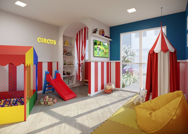 Apartamento HM Smart Freguesia do Ó 41.84m² 1D Coronel Euclides Machado São Paulo - Brinquedoteca