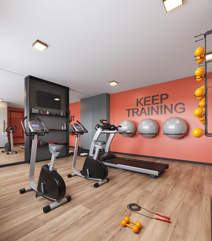 Apartamento Hm Smart Guaianases 2 34.21m² 1D Custódio Paiva São Paulo - Fitness