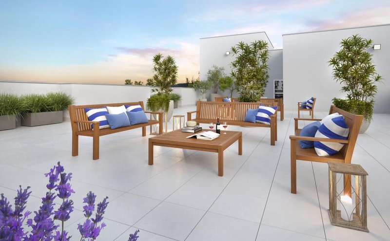 Apartamento Hm Smart Guaianases 2 34.21m² 1D Custódio Paiva São Paulo - Terraço coletivo