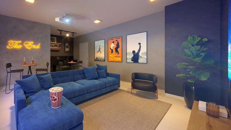 Apartamento Hm Smart Guaianases 33.85m² 2D Custódio Paiva São Paulo - Cinema