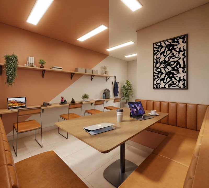 Garden Mundo Apto Santa Cecilia 24.25m² 1D Barra Funda São Paulo - Coworking