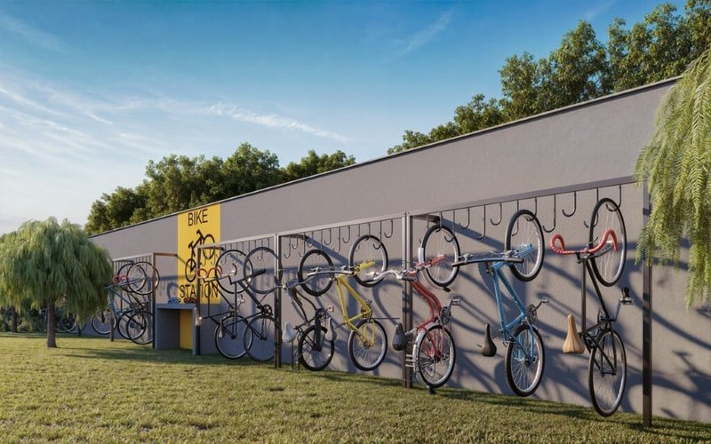 Garden Mundo Apto Santa Cecilia 24.25m² 1D Barra Funda São Paulo - Bicicletário