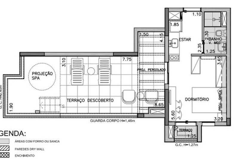 Cobertura Duplex a venda - Santo Amaro - 1 dormitório 56m² Vereador José Diniz São Paulo - 