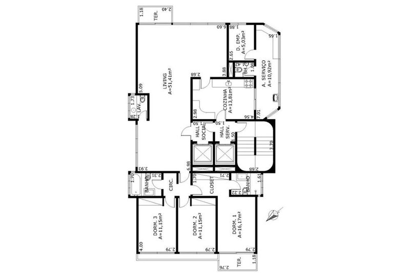 Apartamento a venda - Campo Belo - 1 suíte 155m² João Alvares Soares São Paulo - 