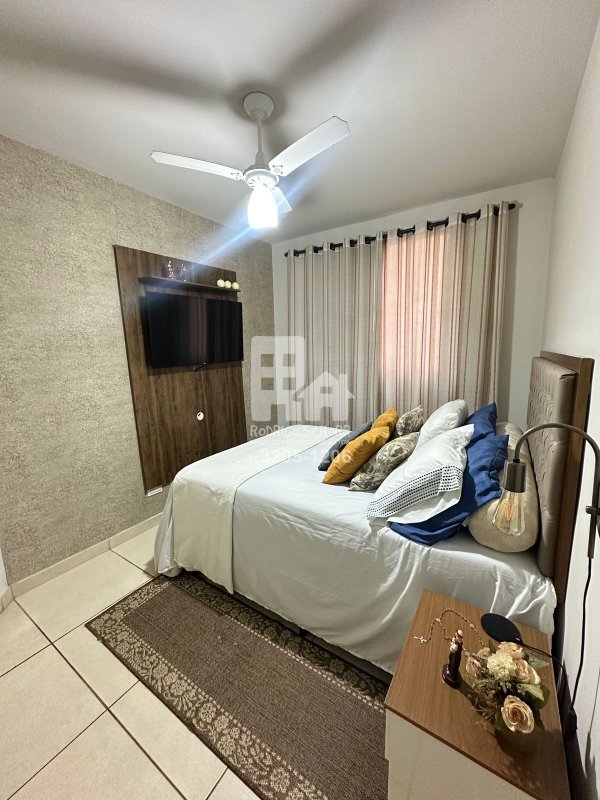 Lindo Apartamento no Condomínio Portal Cores da Vida com 2 quartos e 1 banheiro  Tatuí - 