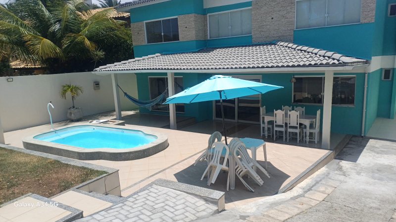 CASA 2 PAVIMENTOS 4 QUARTOS SUÍTE CLOSET PISCINA 4 GARAGENS À VENDA VILAS DO ATLÂNTICO! Alameda Praia de Vera Cruz Lauro de Freitas - 