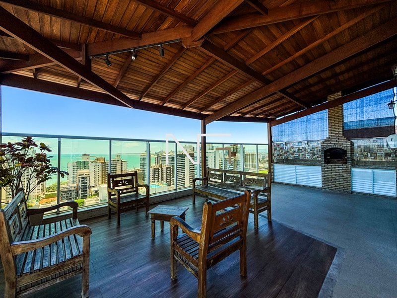 Apartamento 3 Quartos com Suíte, Vista Mar e Lazer Completo Avenida Fortaleza Vila Velha - 