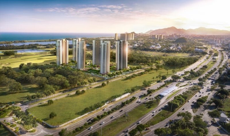 Apartamento Oceana Golf - Fase 1 231m das Américas Rio de Janeiro - 