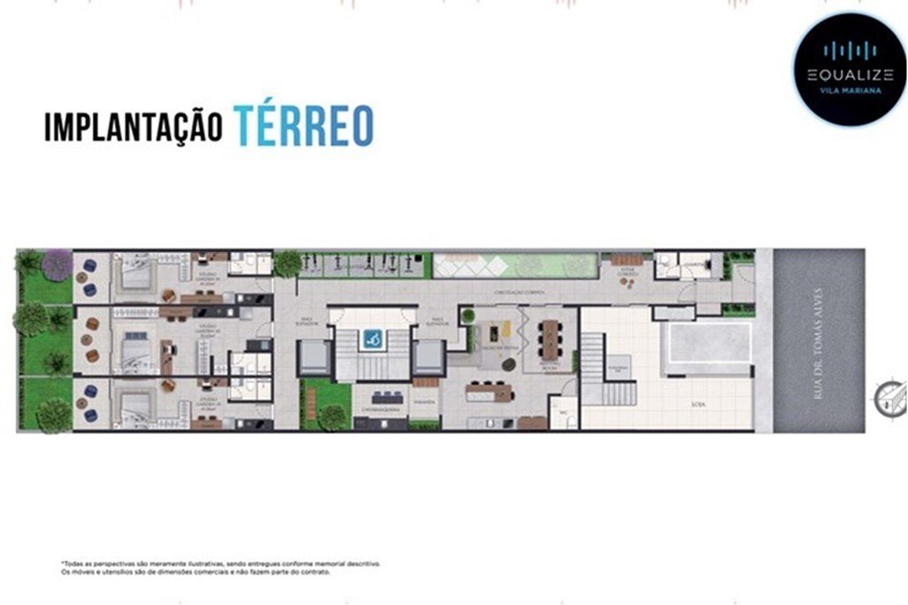 Apartamento à venda com 1 quarto, 37m² - Foto 3