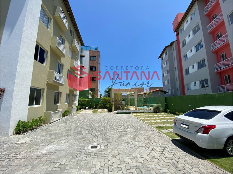 Apartamento térreo semimobiliado em Buraquinho Rua Antônio Fagundes Pereira Lauro de Freitas - 