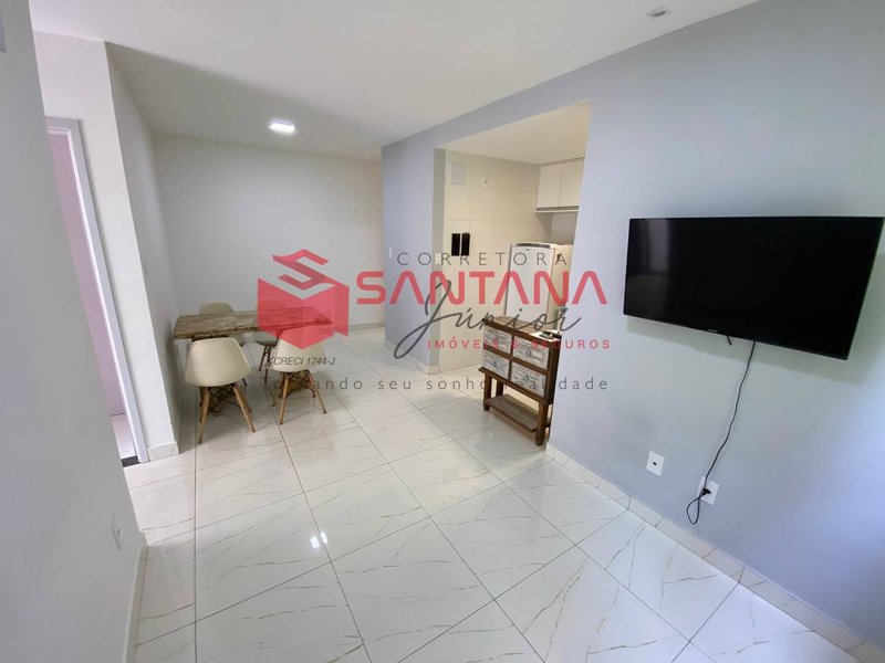 Apartamento térreo semimobiliado em Buraquinho Rua Antônio Fagundes Pereira Lauro de Freitas - 