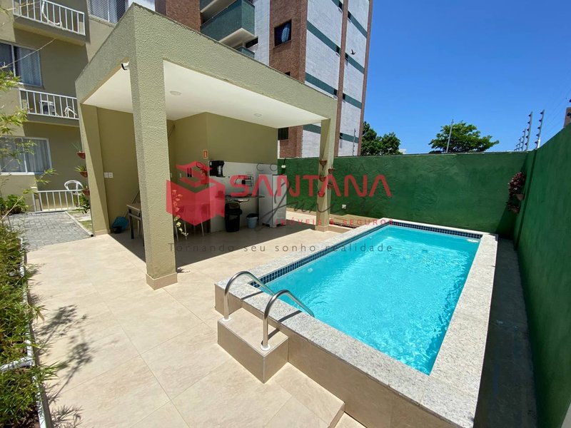 Apartamento térreo semimobiliado em Buraquinho Rua Antônio Fagundes Pereira Lauro de Freitas - 