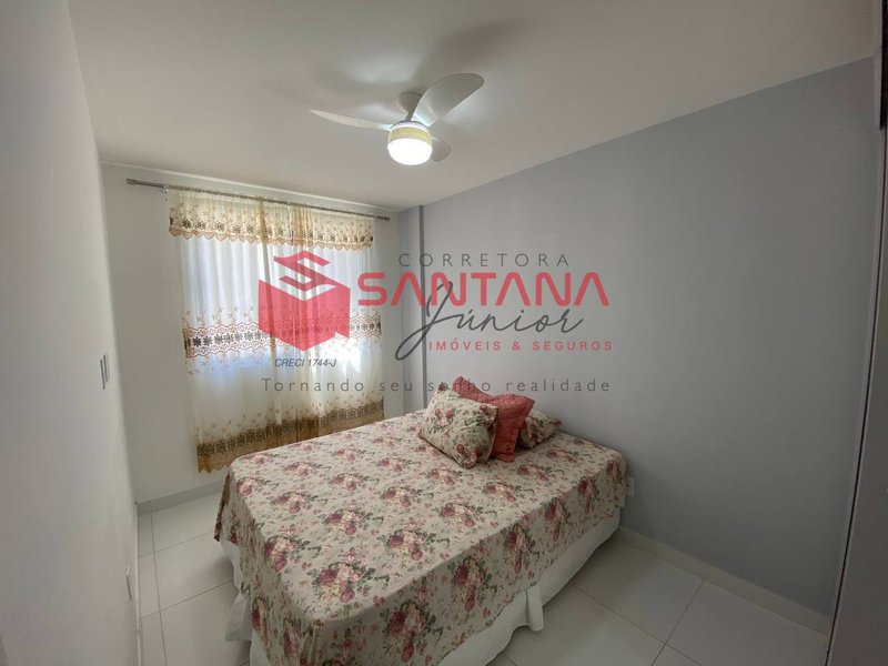 Apartamento térreo semimobiliado em Buraquinho Rua Antônio Fagundes Pereira Lauro de Freitas - 