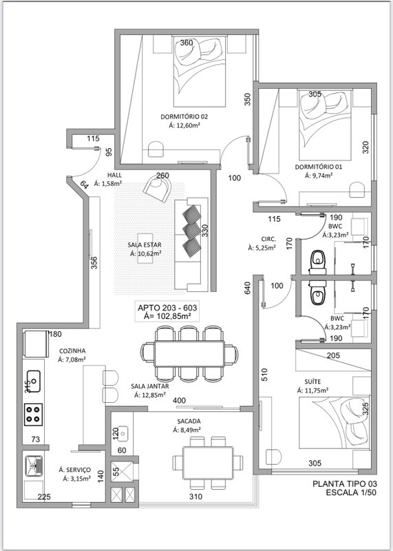 Apartamento - Timbó - 