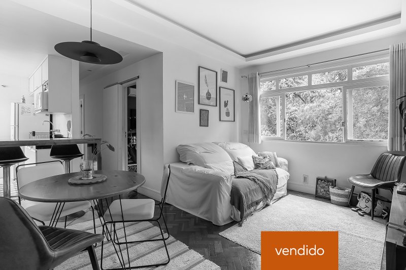 2 Quartos com vaga e vista para o verde em Laranjeiras! Rua Alice Rio de Janeiro - 