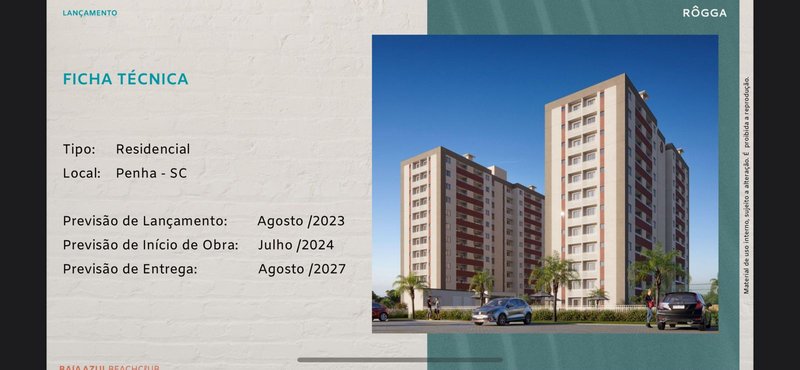 APARTAMENTO- PENHA-ENTREGA AGOSTO 2027 - Penha - 
