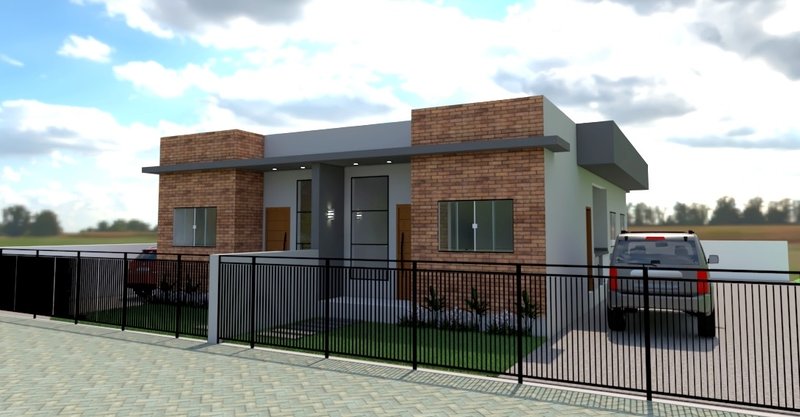 CASA COM 1 SUÍTE MAIS 2 DORMITÓRIOS NO LAGEADO BAIXO  Guabiruba - 